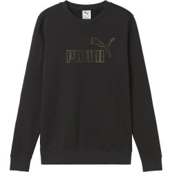 Блуза Puma Essential+ Rhinestone sweatshirt - Black (Puma Black) блуза,дамски,блузи,puma,essential+,rhinestone,sweatshirt,black,(puma,black)