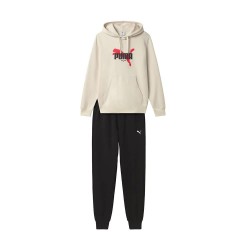 Анцуг Puma Graphic tracksuit - Beige (Alpine Snow) анцуг,мъжки,анцузи,puma,graphic,tracksuit,beige,(alpine,snow)