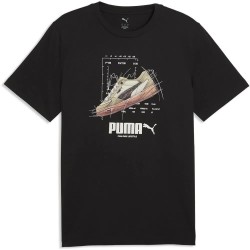 Тениска Puma Graphics Sneaker short sleeve T-shirt - Black (Puma Black) тениска,мъжки,тениски,дамски,тениски,puma,graphics,sneaker,short,sleeve,t,shirt,black,(puma,black)