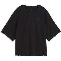 Тениска Puma Her Relaxed short sleeve T-shirt - Black (Puma Black) тениска,мъжки,тениски,дамски,тениски,puma,her,relaxed,short,sleeve,t,shirt,black,(puma,black)