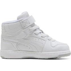 Детски маратонки Puma Rebound Slam Mid AC+ Infant trainers - White (Puma White / Cool Light Gray / Puma Black) детски,маратонки,мъжки,маратонки,дамски,маратонки,puma,rebound,slam,mid,ac+,infant,trainers,white,(puma,white,cool,light,gray,puma,black)