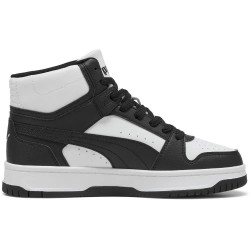 Маратонки Puma Rebound Slam Mid trainers - White (Puma White / Puma Black) маратонки,мъжки,маратонки,дамски,маратонки,puma,rebound,slam,mid,trainers,white,(puma,white,puma,black)