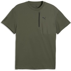 тениска,мъжки,тениски,дамски,тениски,puma,tech,pocket,short,sleeve,t,shirt,green,(moss,veil)