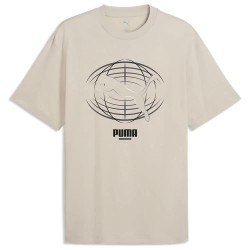 тениска,мъжки,тениски,дамски,тениски,puma,tech,relaxed,graphic,short,sleeve,t,shirt,beige,(silver,fog)