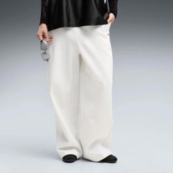 Анцуг Puma Street Glam Slouchy Bedazzled sweat pants - White (White Glow Heather) анцуг,мъжки,панталони,дамски,панталони,puma,street,glam,slouchy,bedazzled,sweat,pants,white,(white,glow,heather)