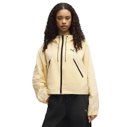 Яке Puma Street Glam Oversized Short jacket - Yellow (Buttercream) яке,мъжки,якета,дамски,якета,и,палта,puma,street,glam,oversized,short,jacket,yellow,(buttercream)