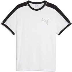 тениска,мъжки,тениски,дамски,тениски,puma,t7,love,of,the,cat,ringer,short,sleeve,t,shirt,white,(puma,white)