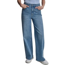 панталони,мъжки,панталони,дамски,панталони,dkny,dw2100263,wide,leg,high,waist,pants,blue,(gramercy,blue)