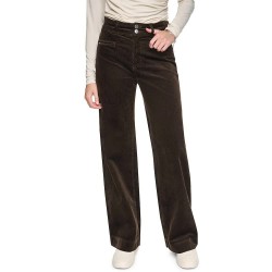 Панталони DKNY DW2100297 high waist pants - Brown (Espresso Brown) панталони,мъжки,панталони,дамски,панталони,dkny,dw2100297,high,waist,pants,brown,(espresso,brown)