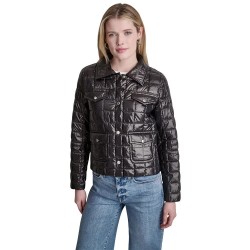 Яке DKNY DW4000335 padded jacket - Black (Metallic Black / Black) яке,мъжки,якета,дамски,якета,и,палта,dkny,dw4000335,padded,jacket,black,(metallic,black,black)