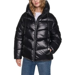 яке,мъжки,якета,дамски,якета,и,палта,dkny,dw4000364,padded,jacket,black,(metallic,black,black)