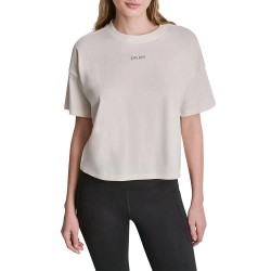 Тениска DKNY DW5900229 short sleeve T-shirt - Beige (Eggnog Beige) тениска,мъжки,тениски,дамски,тениски,dkny,dw5900229,short,sleeve,t,shirt,beige,(eggnog,beige)