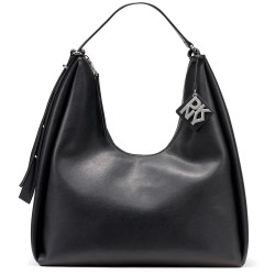 чанта,за,през,рамо,всички,чанти,dkny,elicia,hobo,large,shoulder,bag,black,(black,silver,black)