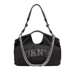 Чанта за през рамо DKNY Mabel Mid shoulder bag - Black (Black / Silver Black) чанта,за,през,рамо,всички,чанти,dkny,mabel,mid,shoulder,bag,black,(black,silver,black)