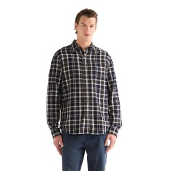 Риза с дълъг ръкав Wrangler 1 PKT long sleeve shirt - Black (Dark Indigo) риза,с,дълъг,ръкав,дамски,ризи,мъжки,ризи,wrangler,1,pkt,long,sleeve,shirt,black,(dark,indigo)