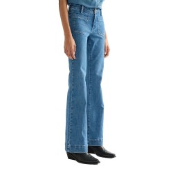 Дънки Wrangler Flare jeans - Blue (Indigo Rush) дънки,мъжки,панталони,дамски,панталони,wrangler,flare,jeans,blue,(indigo,rush)