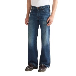Дънки Wrangler Loose Boot jeans - Blue (Work Wear Fade) дънки,мъжки,панталони,дамски,панталони,wrangler,loose,boot,jeans,blue,(work,wear,fade)