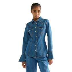 риза,с,дълъг,ръкав,дамски,ризи,мъжки,ризи,wrangler,super,western,long,sleeve,shirt,blue,(cowboy,fade)