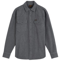 риза,с,дълъг,ръкав,дамски,ризи,мъжки,ризи,wrangler,western,long,sleeve,shirt,grey,(black,heather)