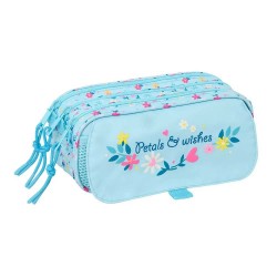 Safta Triple Big Blackfit8 Petals pencil case - Blue (Multicolor) ученически,принадлежности,safta,triple,big,blackfit8,petals,pencil,case,blue,(multicolor)