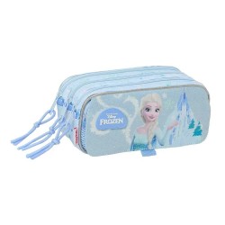 Safta Triple Big Frozen pencil case - Blue (Multicolor) ученически,принадлежности,safta,triple,big,frozen,pencil,case,blue,(multicolor)