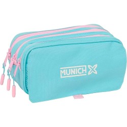 Safta Triple Big Munich Sky pencil case - Blue (Multicolor) ученически,принадлежности,safta,triple,big,munich,sky,pencil,case,blue,(multicolor)
