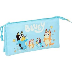 ученически,принадлежности,safta,triple,bluey,ready,pencil,case,blue,(multicolor)