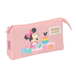 ученически,принадлежности,safta,triple,minnie,mouse,baby,pencil,case,pink,(multicolor)