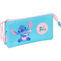 Safta Triple Stitch Waves pencil case - Blue (Multicolor) ученически,принадлежности,safta,triple,stitch,waves,pencil,case,blue,(multicolor)