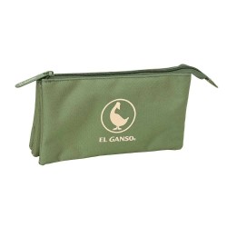 ученически,принадлежности,safta,el,ganso,basics,pencil,case,green,(green)