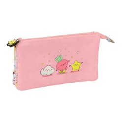 Safta Mr Wonderful Comic pencil case - Pink (Multicolor) ученически,принадлежности,safta,mr,wonderful,comic,pencil,case,pink,(multicolor)
