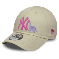 юношеска,шапка,всички,шапки,new,era,tod,dino,icon,9forty,new,york,yankees,toddler,junior,cap,white,(light,beige)