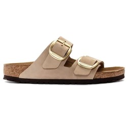 Сандали Birkenstock Arizona Big Buckle Nubuk Leather sandals - Brown (Sandcastle) сандали,дамски,сандали,и,чехли,birkenstock,arizona,big,buckle,nubuk,leather,sandals,brown,(sandcastle)