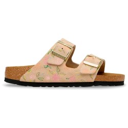 Сандали Birkenstock Arizona BS Suede Leather Narrow sandals - Beige (Sandcastle Flower Print) сандали,дамски,сандали,и,чехли,birkenstock,arizona,bs,suede,leather,narrow,sandals,beige,(sandcastle,flower,print)