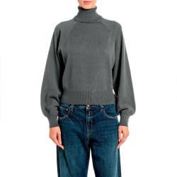 Блуза Replay DK0094.000.723SG high neck sweater - Grey (M08 Iron Melange) блуза,мъжки,пуловери,дамски,пуловери,replay,dk0094.000.723sg,high,neck,sweater,grey,(m08,iron,melange)