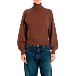 Блуза Replay DK0094.000.723SG high neck sweater - Brown (Pinecone) блуза,мъжки,пуловери,дамски,пуловери,replay,dk0094.000.723sg,high,neck,sweater,brown,(pinecone)