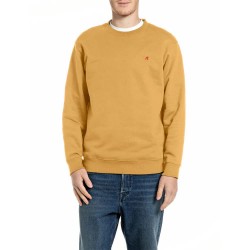 Блуза Replay M13LR.000.7242NW sweatshirt - Yellow (Honey Mustard) блуза,мъжки,пуловери,replay,m13lr.000.7242nw,sweatshirt,yellow,(honey,mustard)