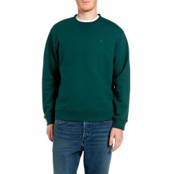 Блуза Replay M3102.000.23832 sweatshirt - Green (Ponderosa Pine) блуза,мъжки,пуловери,replay,m3102.000.23832,sweatshirt,green,(ponderosa,pine)