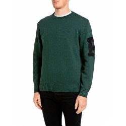 Блуза Replay UK0087.000.72228 sweater - Green (Ponderosa Pine) блуза,мъжки,пуловери,дамски,пуловери,replay,uk0087.000.72228,sweater,green,(ponderosa,pine)
