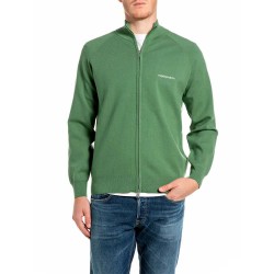Блуза Replay UK00AH.000.723SK full zip sweater - Green (Vineyard Green) блуза,мъжки,пуловери,дамски,пуловери,replay,uk00ah.000.723sk,full,zip,sweater,green,(vineyard,green)