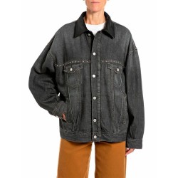 Яке Replay W0009.0BB.150285 jacket - Grey (Dark Grey) яке,мъжки,якета,дамски,якета,и,палта,replay,w0009.0bb.150285,jacket,grey,(dark,grey)