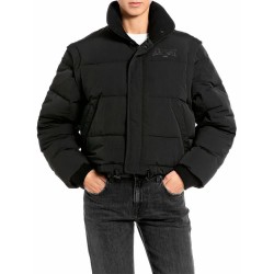 Яке Replay W0017.000.722A1 jacket - Black (Black) яке,мъжки,якета,дамски,якета,и,палта,replay,w0017.000.722a1,jacket,black,(black)