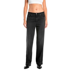 Панталони Replay W0521.000.806241 pants - Black (Washed Black) панталони,мъжки,панталони,дамски,панталони,replay,w0521.000.806241,pants,black,(washed,black)