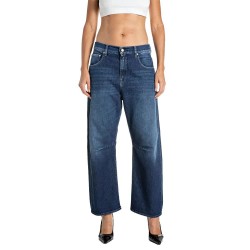 Панталони Replay W0550.000.795271 pants - Blue (Dark Blue) панталони,мъжки,панталони,дамски,панталони,replay,w0550.000.795271,pants,blue,(dark,blue)