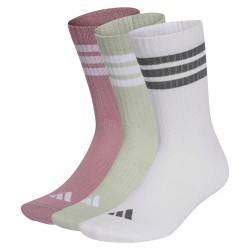 чорапи,мъжки,чорапи,дамски,чорапи,adidas,3,stripes,cushioned,sportswear,crew,socks,3,pairs,multicolor,(magic,mauve,white,halo,green,grey,four)