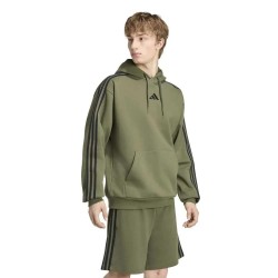 суичър,мъжки,пуловери,adidas,3,stripes,fleece,hoodie,green,(olive,four,black)