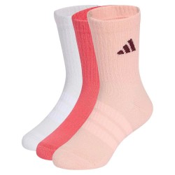 Чорапи Adidas Cushioned Sportswear crew socks 3 pairs - Multicolor (Pure Turbo / White / Haze Coral) чорапи,мъжки,чорапи,дамски,чорапи,adidas,cushioned,sportswear,crew,socks,3,pairs,multicolor,(pure,turbo,white,haze,coral)