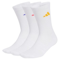 чорапи,мъжки,чорапи,дамски,чорапи,adidas,cushioned,sportswear,crew,socks,3,pairs,white,(white,solar,purple,crew,yellow,pure,turbo)