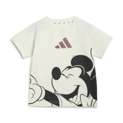 Adidas Disney Mickey Mouse T-Shirt set - White (Off White / Grey Five) детски,екипи,adidas,disney,mickey,mouse,t,shirt,set,white,(off,white,grey,five)