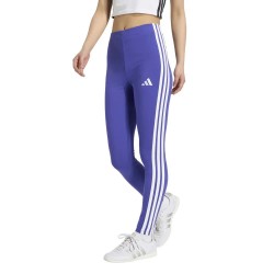 Клин Adidas Essentials 3 Stripes Cotton leggings - Blue (Pure Purple / White) клин,дамски,клинове,дамски,чорапогащи,и,клинове,adidas,essentials,3,stripes,cotton,leggings,blue,(pure,purple,white)